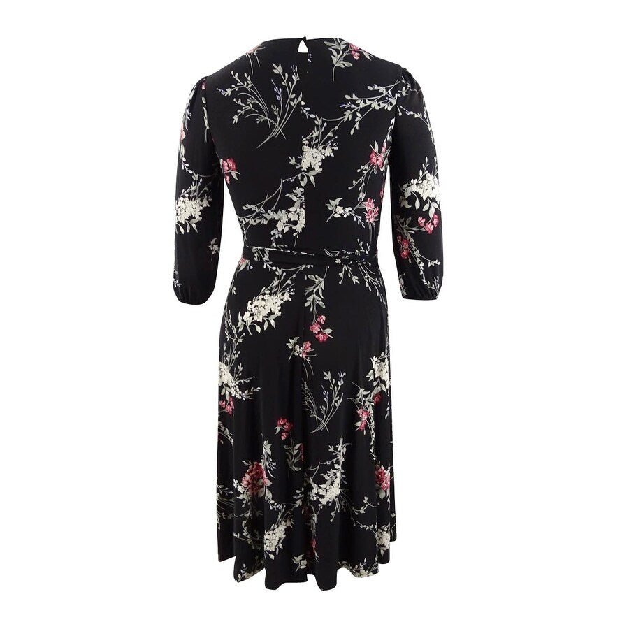 Lauren by Ralph Lauren Women's Floral Jersey Dress