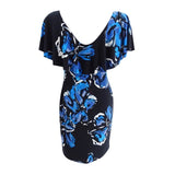Lauren by Ralph Lauren Women's Ruffled Overlay Sheath Dress