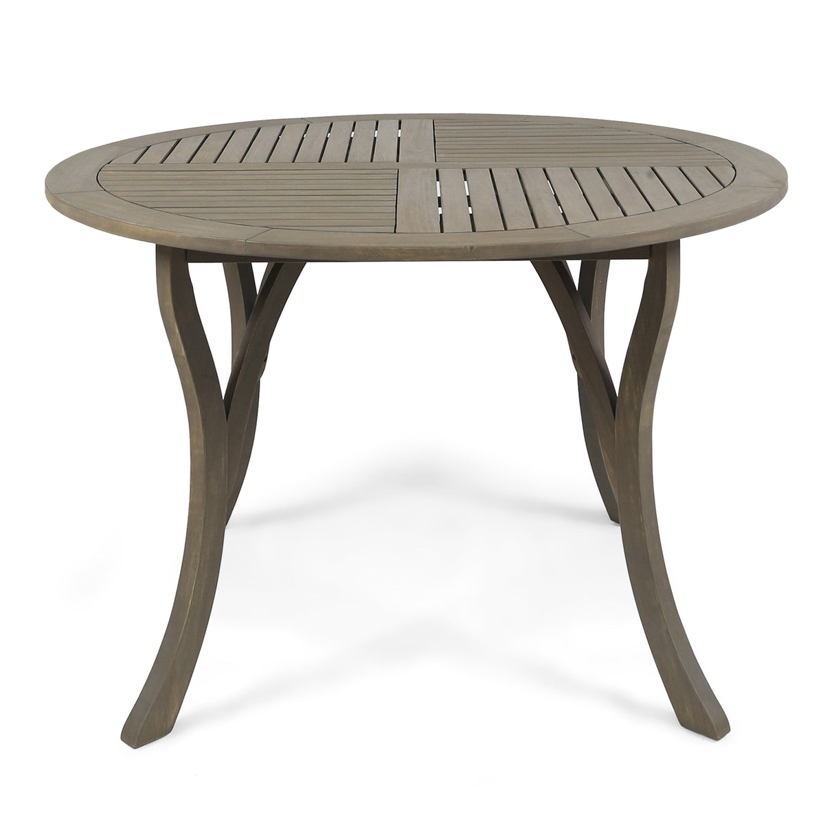 Laurent Outdoor 5 Piece Acacia Wood and Wicker Dining Set by Christopher Knight Home