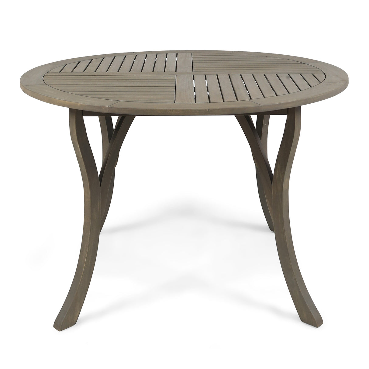Laurent Outdoor 5 Piece Acacia Wood and Wicker Dining Set by Christopher Knight Home