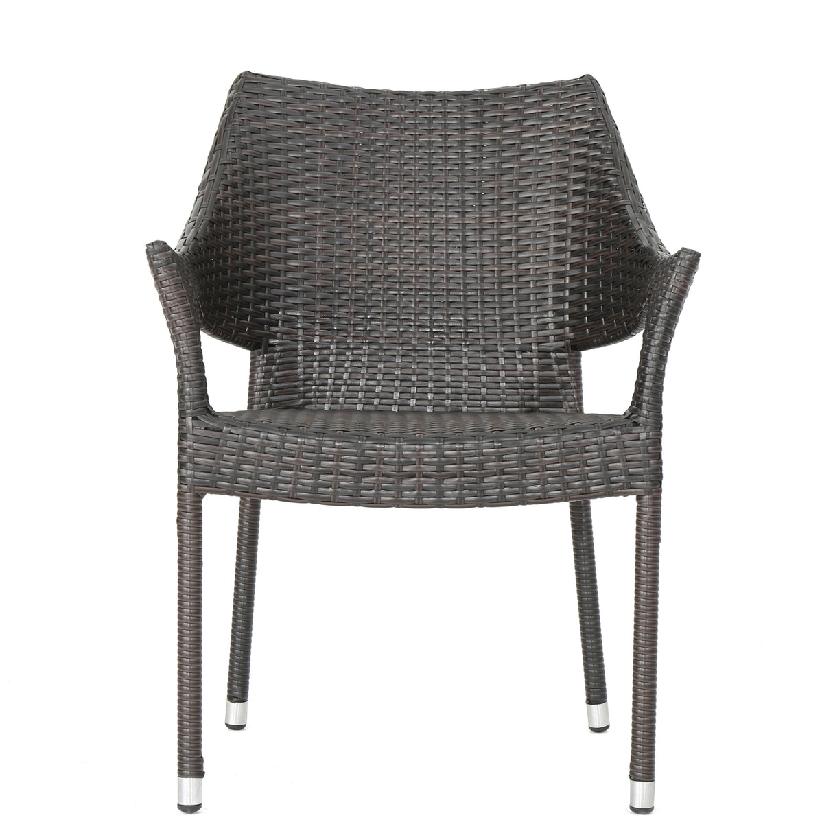 Laurent Outdoor 5 Piece Acacia Wood and Wicker Dining Set by Christopher Knight Home