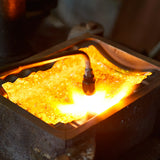 Lava Integrated LED Brass Wall Light