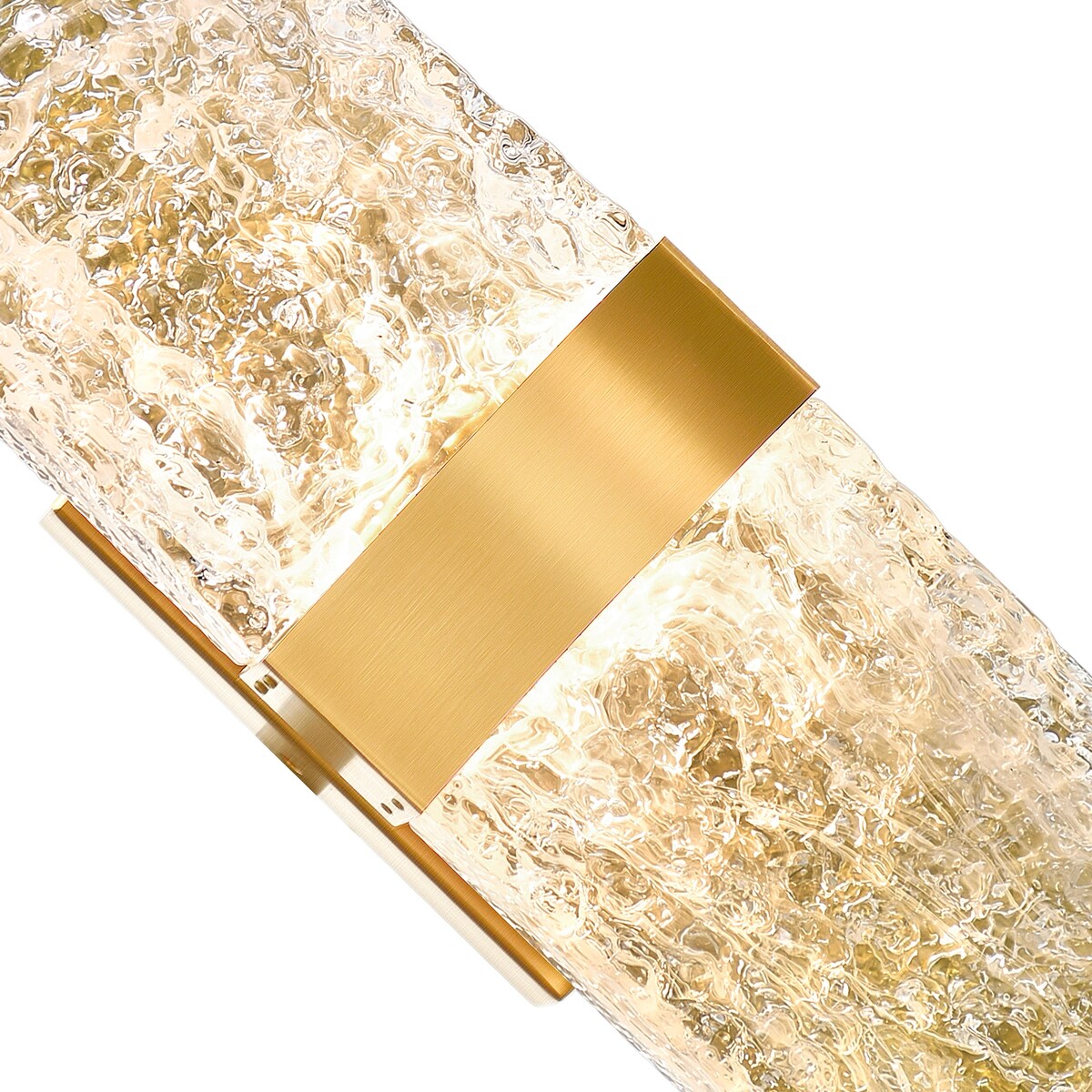 Lava Integrated LED Brass Wall Light