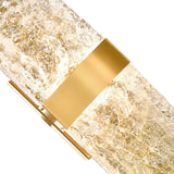 Lava Integrated LED Brass Wall Light