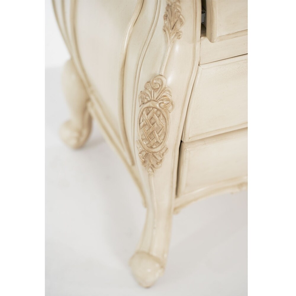 Lavelle Blanc 3-drawers Nightstand