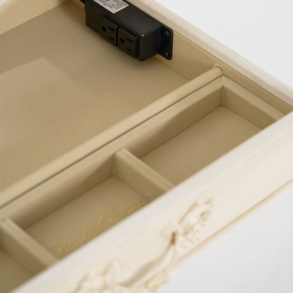 Lavelle Blanc 3-drawers Nightstand