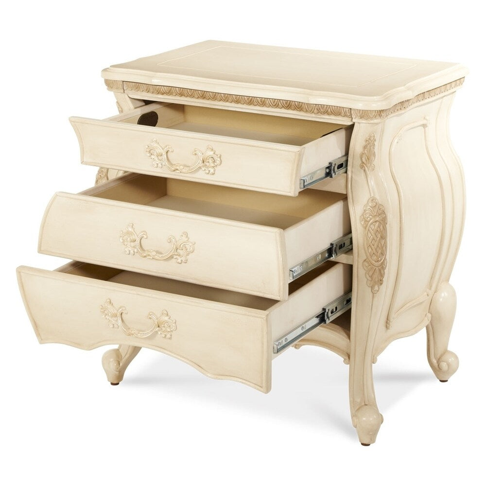 Lavelle Blanc 3-drawers Nightstand