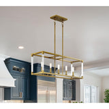Lavery Oro District Soft Brass With Acrylic 1 Light Pendant