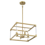 Lavery Oro District Soft Brass With Acrylic 1 Light Pendant