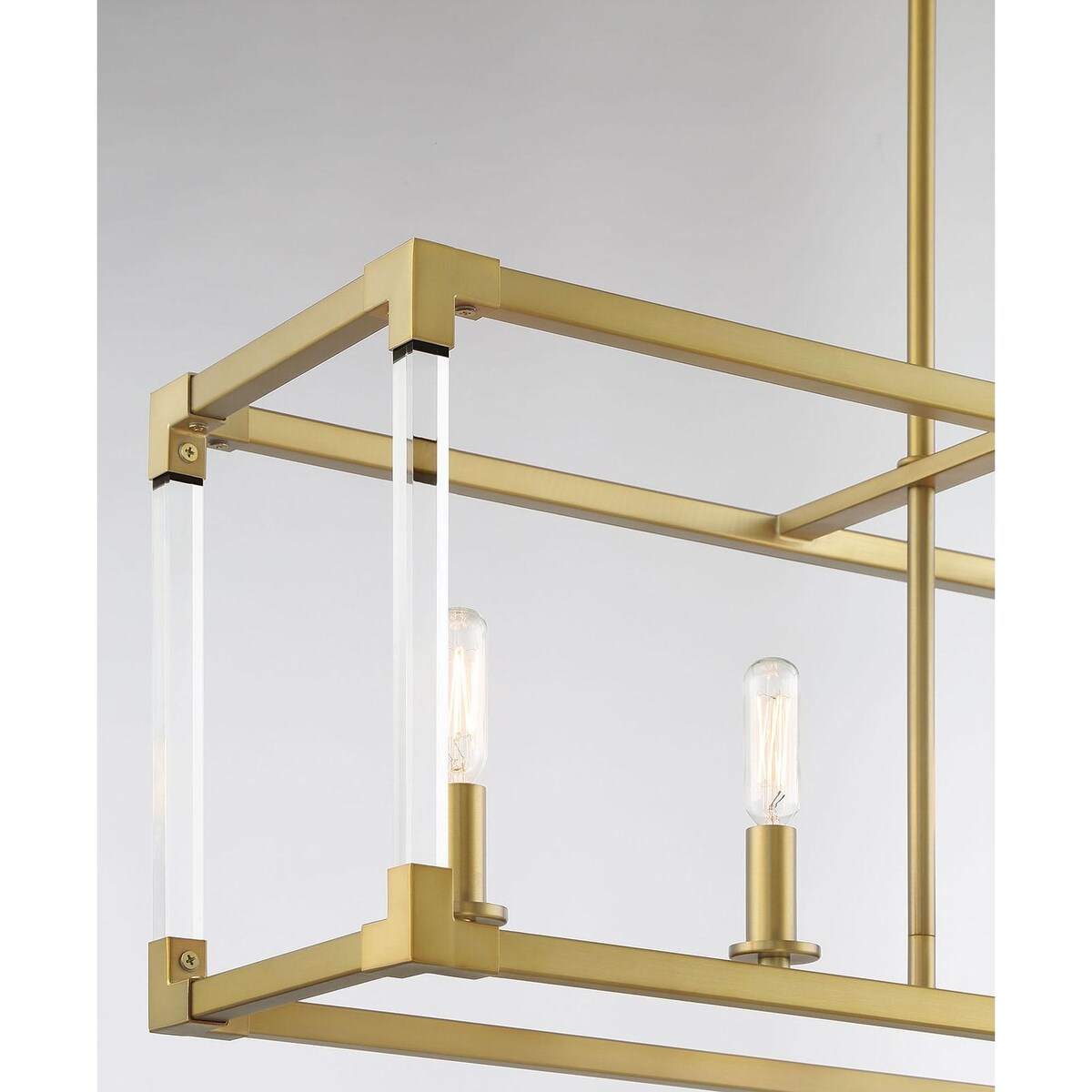 Lavery Oro District Soft Brass With Acrylic 1 Light Pendant