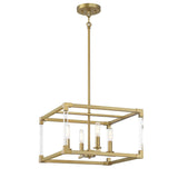 Lavery Oro District Soft Brass With Acrylic 1 Light Pendant