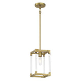 Lavery Oro District Soft Brass With Acrylic 1 Light Pendant