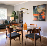 Lavery Oro District Soft Brass With Acrylic 1 Light Pendant