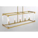 Lavery Oro District Soft Brass With Acrylic 1 Light Pendant