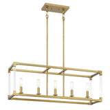 Lavery Oro District Soft Brass With Acrylic 1 Light Pendant