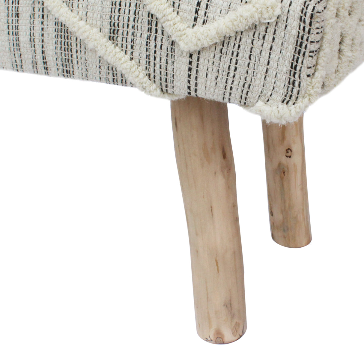 Laveta Handmade Boho Wool and Cotton Bench by Christopher Knight Home