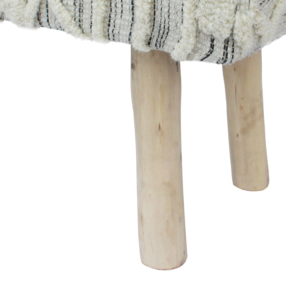 Laveta Handmade Boho Wool and Cotton Bench by Christopher Knight Home