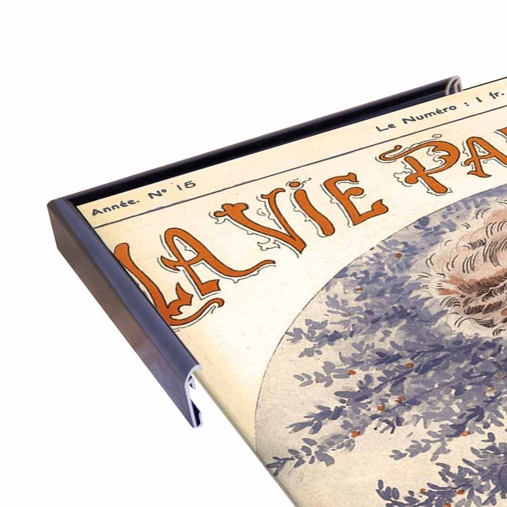Lavie Parisenne Cherry Picking-VINAPP116914 Print 17"x12.25" by Vintage Apple Collection