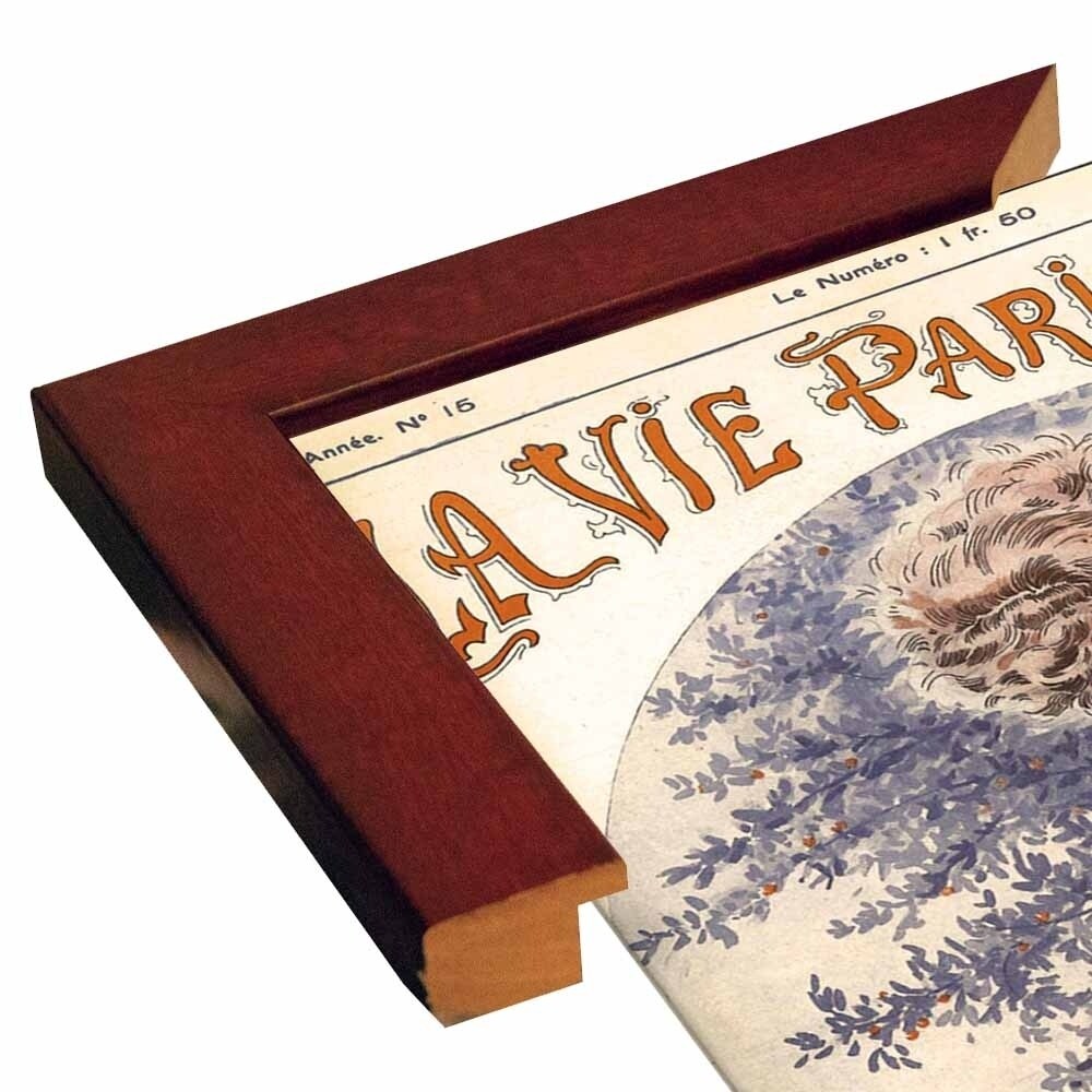 Lavie Parisenne Cherry Picking-VINAPP116914 Print 17"x12.25" by Vintage Apple Collection