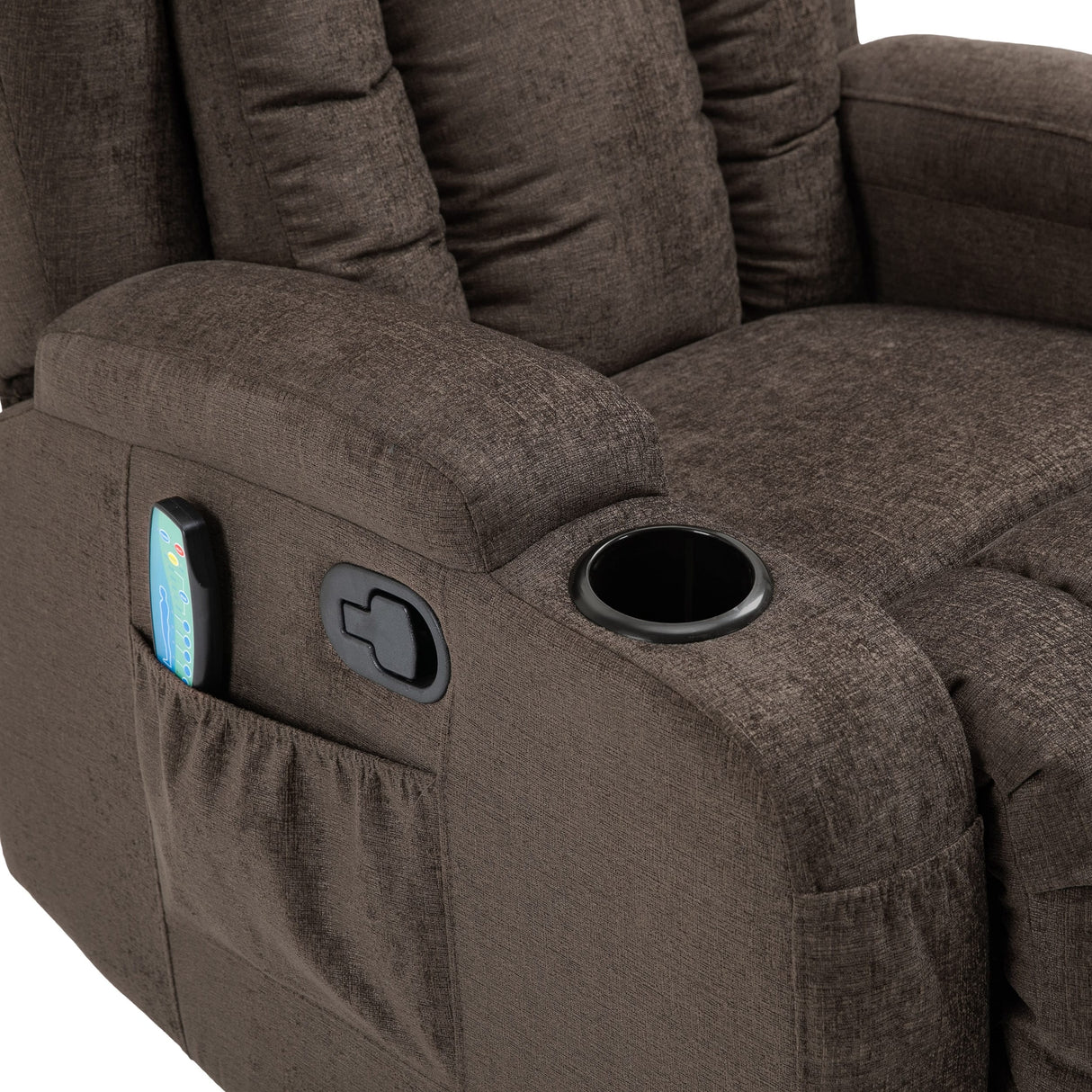 Lavonia Indoor Pillow Tufted Massage Recliner by Christopher Knight Home