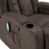 Lavonia Indoor Pillow Tufted Massage Recliner by Christopher Knight Home