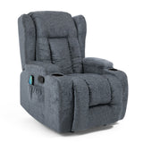 Lavonia Indoor Pillow Tufted Massage Recliner by Christopher Knight Home