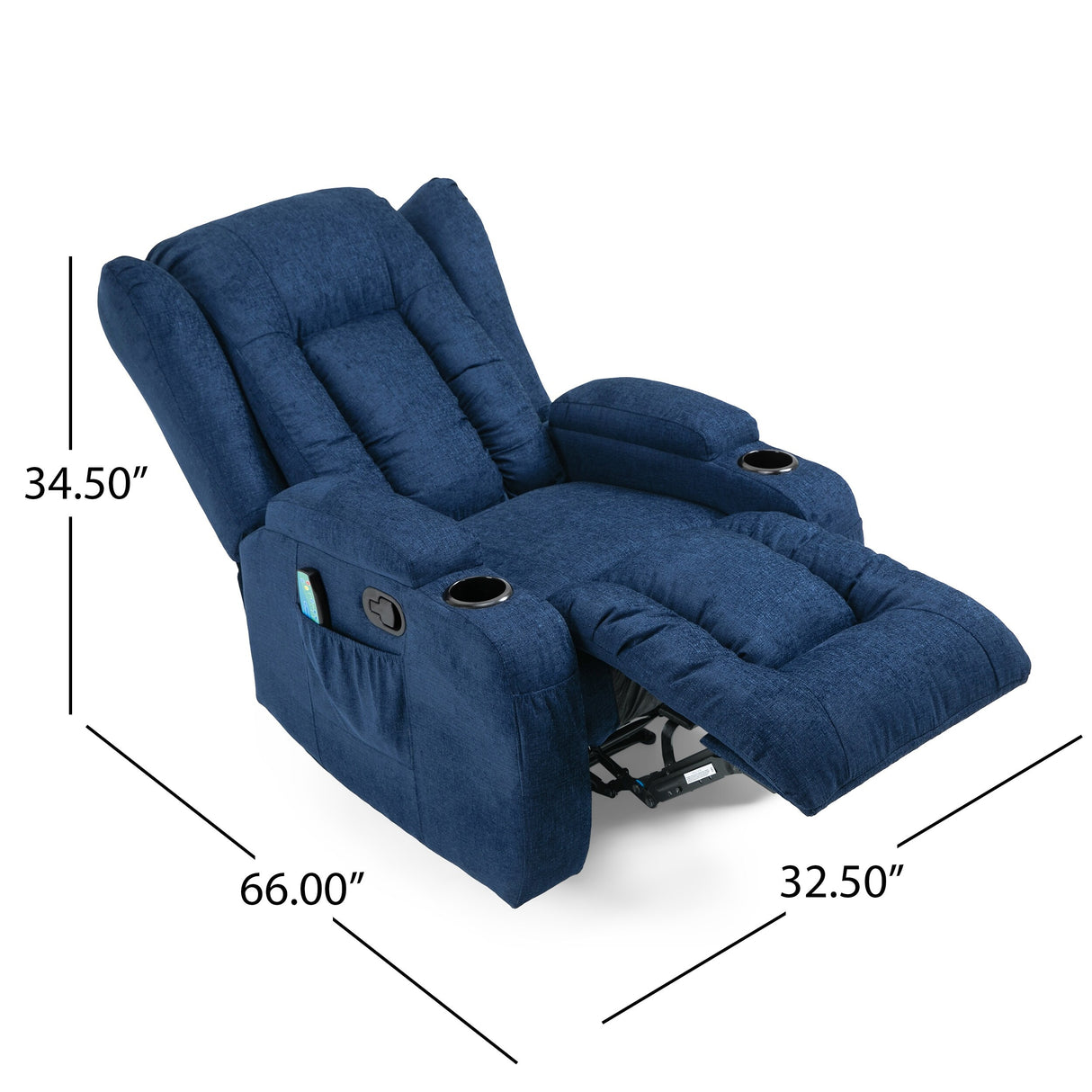 Lavonia Indoor Pillow Tufted Massage Recliner by Christopher Knight Home