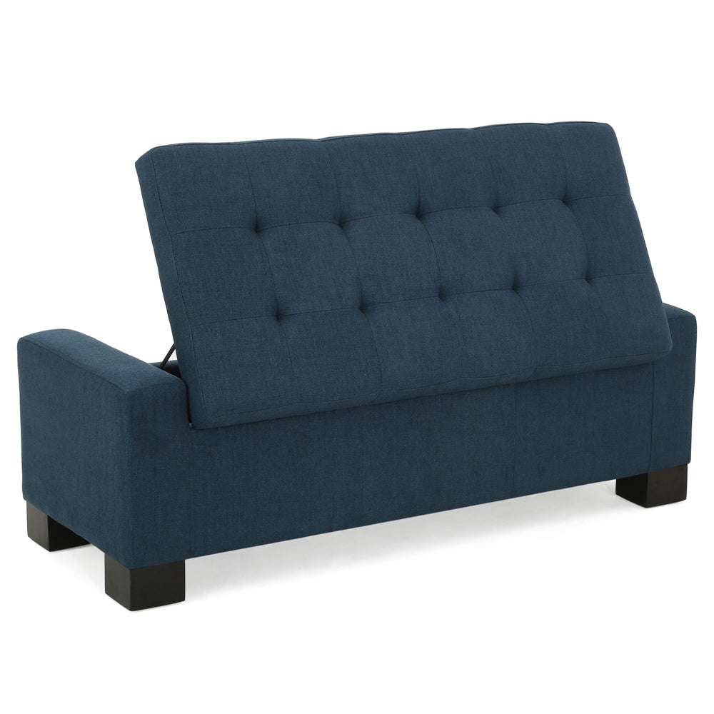 Christopher Knight Home Lawton Fabric Storage Ottoman Bench