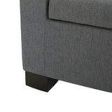 Christopher Knight Home Lawton Fabric Storage Ottoman Bench