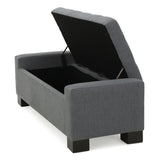 Christopher Knight Home Lawton Fabric Storage Ottoman Bench
