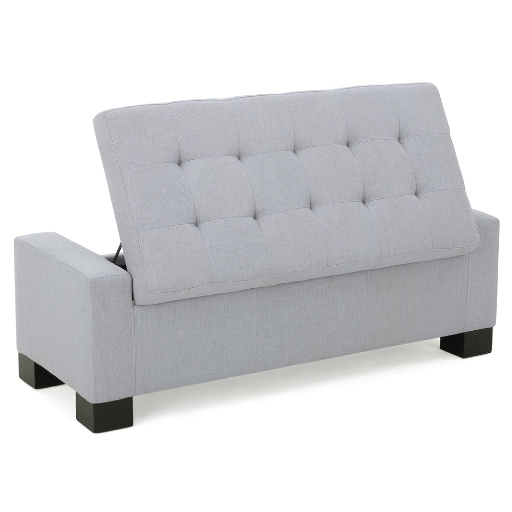 Christopher Knight Home Lawton Fabric Storage Ottoman Bench