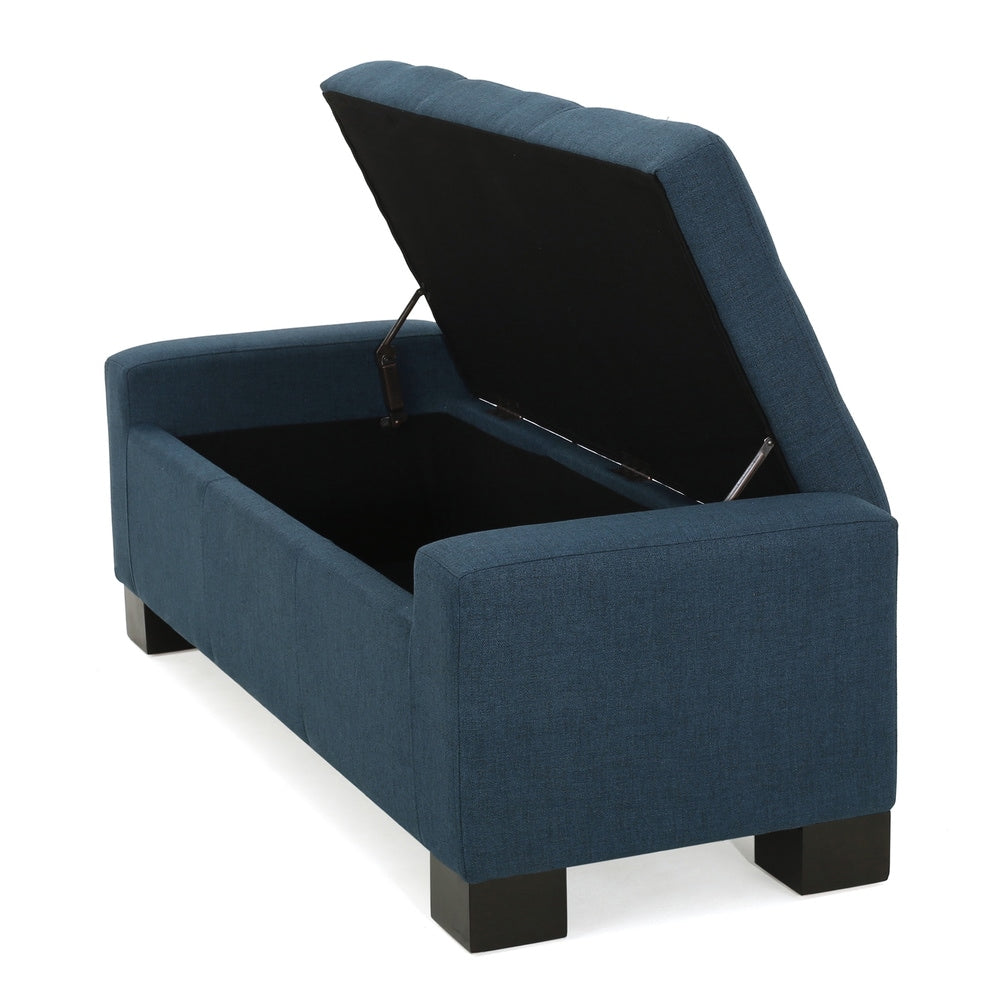 Christopher Knight Home Lawton Fabric Storage Ottoman Bench