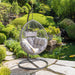 Layla Outdoor Hanging Wicker Basket Chair by Christopher Knight Home - 400 lb limit