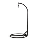 Layla Outdoor Hanging Wicker Basket Chair by Christopher Knight Home - 400 lb limit