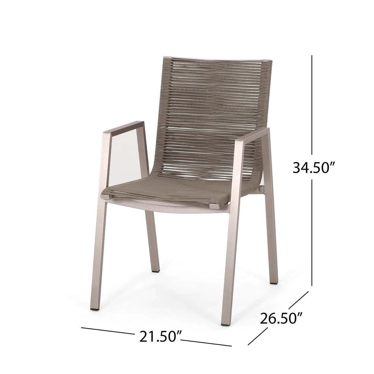 Lazuli Aluminum Outdoor 7-piece Dining Set by Christopher Knight Home