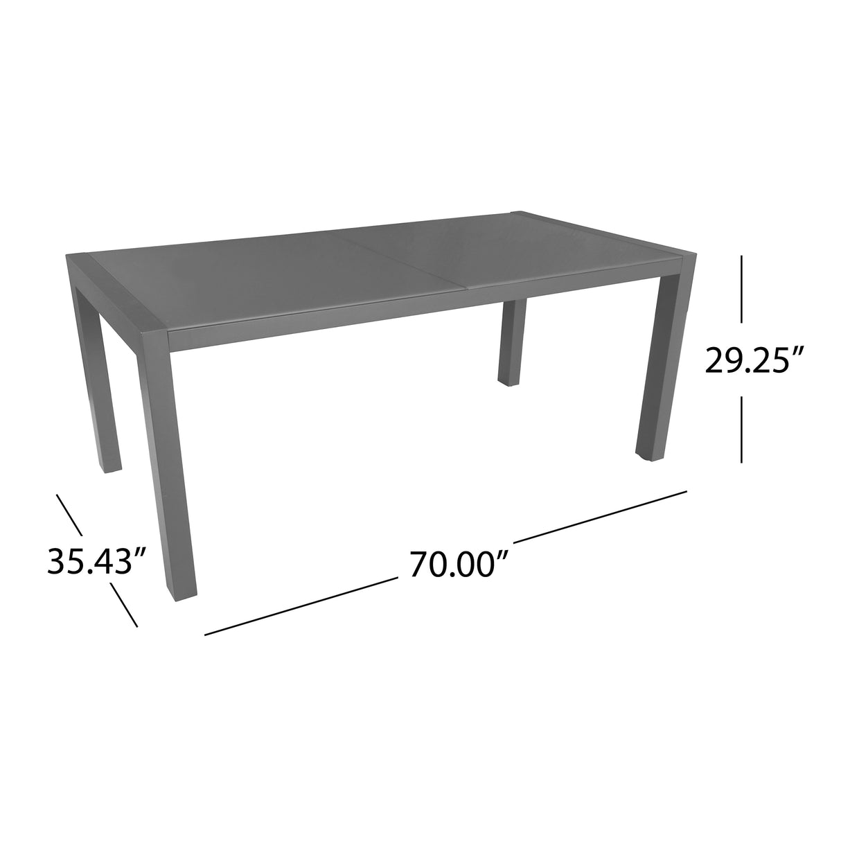 Lazuli Aluminum Outdoor 7-piece Dining Set by Christopher Knight Home