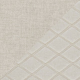 Lazzara Home Weaver Beige Diamond Stitched Back Accent Chair - 33x28x42.5