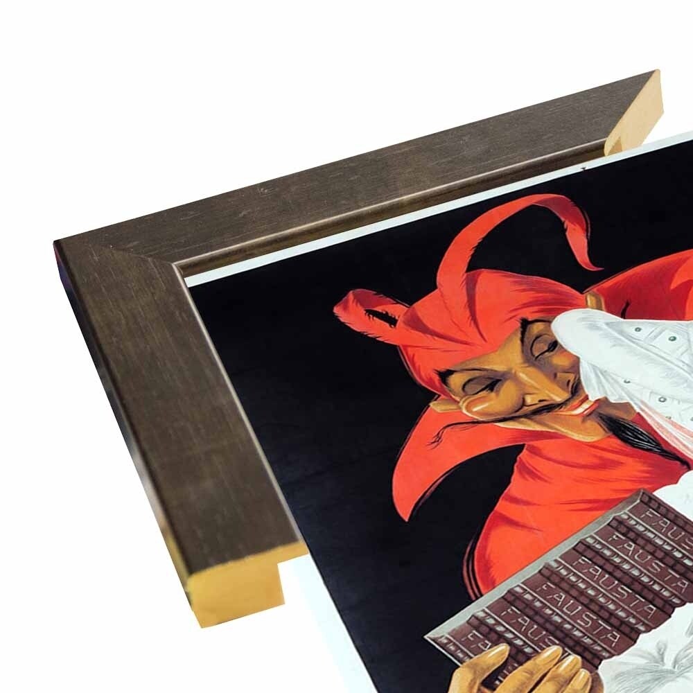 Le Chocolat Fausta-VINAPP132730 Framed Print 20"x13" by Vintage Apple Collection