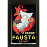 Le Chocolat Fausta-VINAPP132730 Framed Print 20"x13" by Vintage Apple Collection