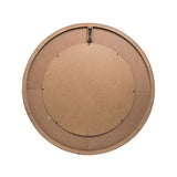 Leaf Flower Metal Wood Mirror