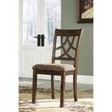 Leahlyn Dining Upholstered Side Chair, Medium Brown - Side Chair
