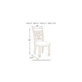 Leahlyn Dining Upholstered Side Chair, Medium Brown - Side Chair