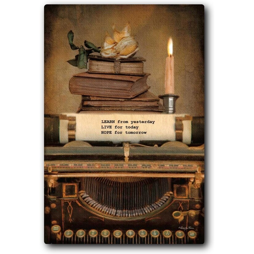 Learn from Yesterday 16x20 Gallery Wrapped Stretched Canvas