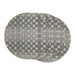 Leather Brown Basketweave Round Woven Placemat (Set of 4) - Placemat Set, 15" Round