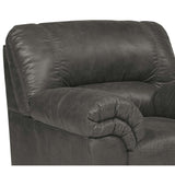 Leather Upholstered Wooden Chair with Flat Armrests, Black