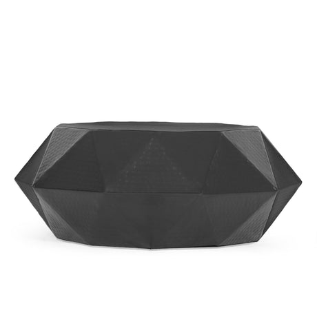 Leaverton Handcrafted Modern Aluminum Polygonal Coffee Table by Christopher Knight Home - 27.00" L x 28.00" W x 11.50" H