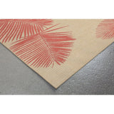 Liora Manne Tropical Palm Leaves Outdoor Rug (1'11 x 7'6) - 1'11 x 7'6