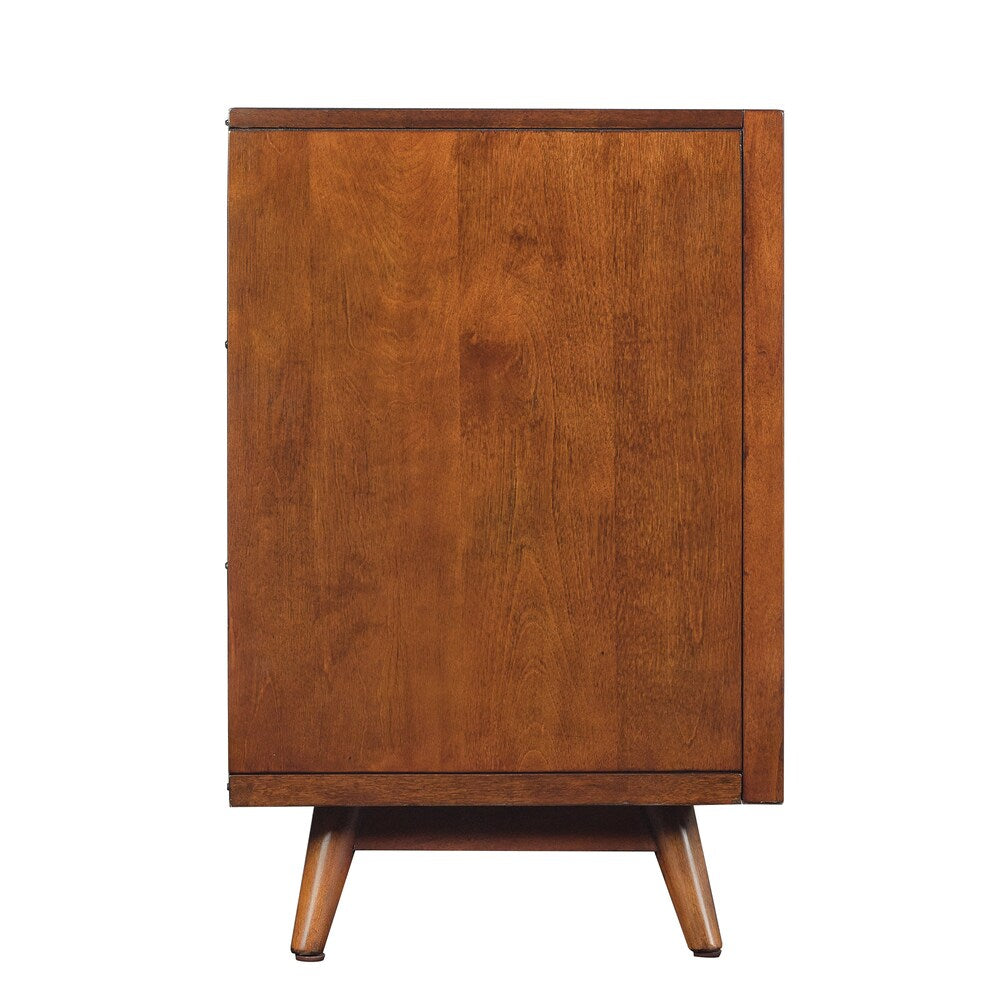 Leawood TV Stand for TVs up to 60 inches, Mahogany Cherry