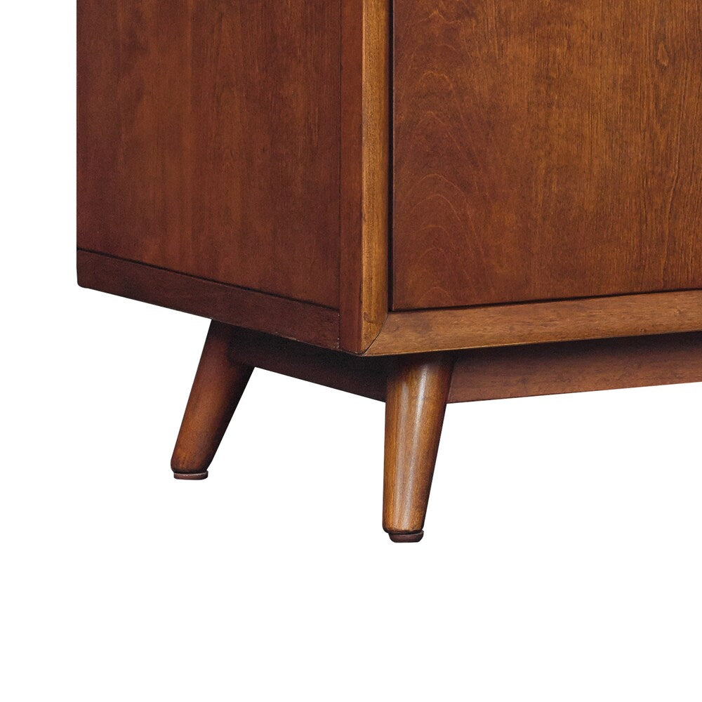 Leawood TV Stand for TVs up to 60 inches, Mahogany Cherry