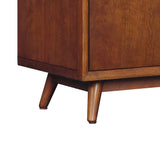 Leawood TV Stand for TVs up to 60 inches, Mahogany Cherry